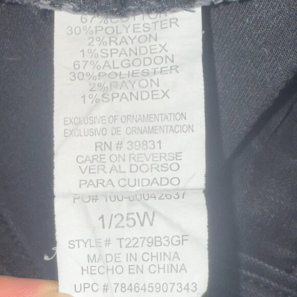 Jolt Black Grey Skinny Distressed Ripped Denim Jeans Women's Pants Size 1 / 25W - Picture 6 of 7